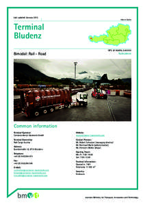 Last updated: JanuaryHubs in Austria Terminal Bludenz