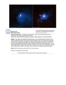 Galaxies / Peculiar galaxies / Interacting galaxies / X-ray astronomy / Chandra X-ray Observatory / 2MASS / Supermassive black hole / Bulge / NGC / Astronomy / Space / Extragalactic astronomy