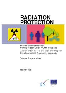 RADIATION PROTECTION Effluent and dose control from European Union NORM industries: Assessment of current situation and proposal