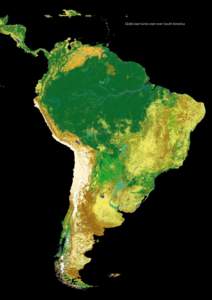 ↓	  GlobCover land cover over South America → globcover