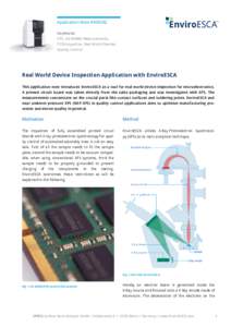 Application Note #KeyWords XPS, SO-DIMM, Measurements, PCB Inspection, Real World Devices, Quality Control