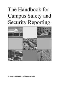 The Handbook for Campus Safety and Security Reporting (PDF)