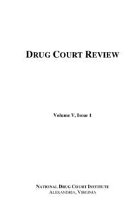 National Drug Court Institute Review