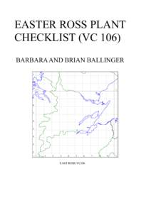 EASTER ROSS PLANT CHECKLIST (VC 106) BARBARA AND BRIAN BALLINGER 2  1