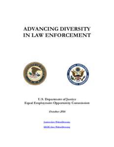 Advancing Diversity in Law Enforcement Report (October 2016)