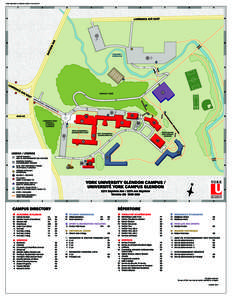 YORK UNIVERSITY GLENDON CAMPUS COLOUR MAP  A LAWRENCE AVE EAST