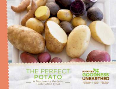 The Perfect Potato A Foodservice Guide to Fresh Potato Types  Potatoes. The perfect canvas for