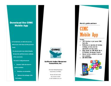 Download the CIMC Mobile App How-to’s, guides and more  CIMC