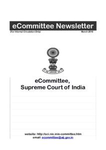 eCommittee Newsletter (For Internal Circulation Only) MarcheCommittee,