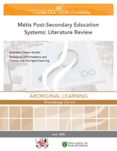Métis Post Secondary Education Systems: Literature Review