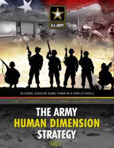 Human Dimension / United States Army Training and Doctrine Command / United States Army / National security of the United States / Management / Military / United States Army War College