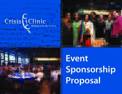 Event Sponsorship Proposal MAKE A DIFFERENCE ...and have fun doing it.