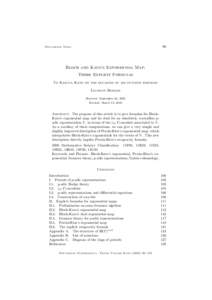 99  Documenta Math. Bloch and Kato’s Exponential Map: Three Explicit Formulas