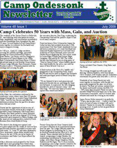 Camp Ondessonk Newsletter Owned and operated by
