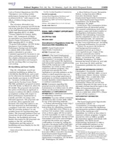 Federal Register / Vol. 80, NoMonday, April 20, Proposed Rules Code of Federal Regulations (10 CFR), ‘‘Emergency core cooling system performance during loss-of-coolant accidents (LOCA),’’ with respe