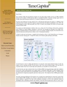 TCIA Quarterly Client Letter for Q1 2010