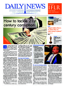 DAILY NEWS  PUBLISHED BY WWW.IFLR.COM FRIDAY, JUNE 20TH 2014