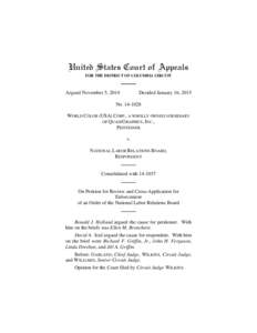 United States Court of Appeals FOR THE DISTRICT OF COLUMBIA CIRCUIT Argued November 5, 2014  Decided January 16, 2015