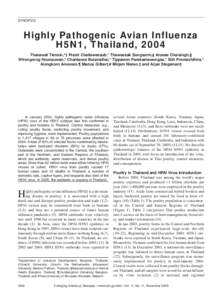 Influenza A virus subtype H5N1 / Epidemiology / Health / Veterinary medicine / Influenza / Animal virology / Avian influenza / Transmission and infection of H5N1 / Disease surveillance / Global spread of H5N1 / Fujian flu