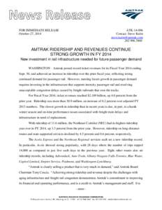 FOR IMMEDIATE RELEASE October 27, 2014 ATKContact: Steve Kulm 