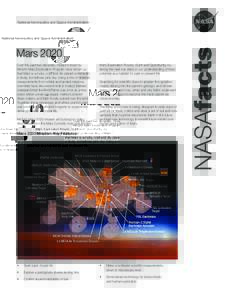 National Aeronautics and Space Administration  Mars 2020 Over the past two decades, missions flown by NASA’s Mars Exploration Program have shown us that Mars is a rocky, cold and dry planet underneath