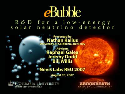 eBubble Final Presentation