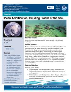 Chemistry / Nature / Matter / Chemical oceanography / Oceanography / Aquatic ecology / Effects of global warming / Carbon / Ocean acidification / Calcium carbonate / Carbon dioxide / Carbon sink