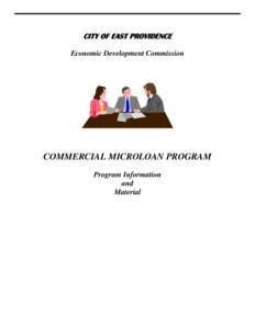 CITY OF EAST PROVIDENCE Economic Development Commission COMMERCIAL MICROLOAN PROGRAM Program Information and
