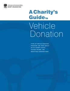 Tax Exempt and Government Entities  EXEMPT ORGANIZATIONS A Charity’s Guide to