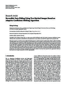 Hindawi Publishing Corporation Advances in Multimedia Volume 2012, Article ID[removed], 9 pages doi:[removed][removed]Research Article