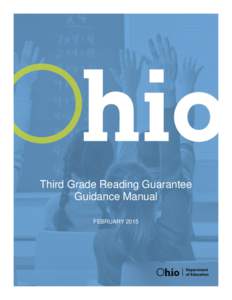 Third Grade Reading Guarantee Guidance Manual FEBRUARY