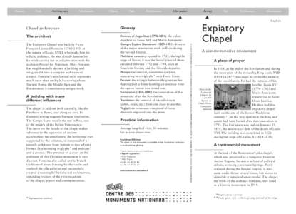 chapelle expiatoire EN.qxp_chapelle expiatoire:19 Page1  Visit Architecture