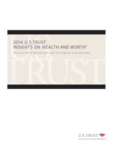 2014 U.S. TRUST INSIGHTS ON WE ALTH AND WORTH ® Annual survey of high-net-worth and ultra-high-net-worth Americans TA B L E O F CO N T EN T S Introduction................................................................