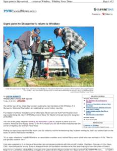 Signs point to Skywarriorâ  s return to Whidbey - Whidbey News Times Page 1 of 2