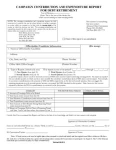 CARRYOVER FUND REPORTING FORM