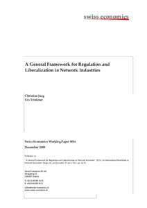 Regulation in Network Industries: Theory and Practice