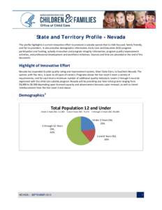 State and Territory Profile - Nevada