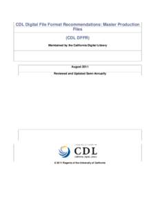 CDL Guidelines for Digital Images