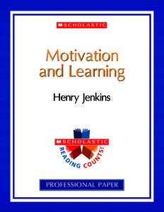Motivation and SpecialLearning Education Henry Jenkins