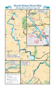 Bicycle Detour Route Map Lay h Glenmont