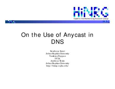 Microsoft PowerPoint - hinrg-anycast.ppt