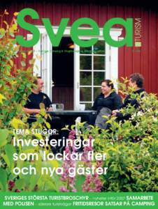 TURISM  Svea. Utges av SCR – Sveriges Camping & Stugföretagares Riksorganisation  2 • 06
