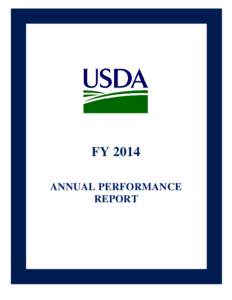 USDA 2014 Annual Performance Report