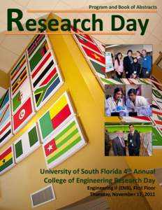Research Day  Program and Book of Abstracts University of South Florida 4th Annual College of Engineering Research Day