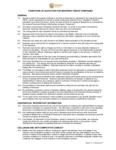 Microsoft Word - Conditions of Quotation - short form.doc