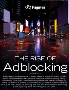 What is Adblocking? Adblocking is the automatic removal of most forms of advertising from web pages, including banner ads, text ads, sponsored links, sponsored stories and video pre-roll ads. Although this can improve t