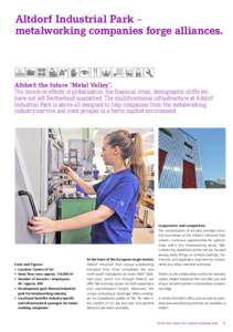 Altdorf Industrial Park – metalworking companies forge alliances. Altdorf: the future 