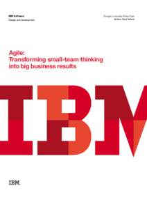 IBM Software IBM Software Design and development Design and development