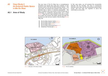 A2  Case Study 2 An External Public Space in Ma On Shan