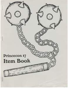 The Simulation Games Union presents The PrinceCon XVII Item Book PrinceCon XVII is March 13-15, 1992. Convention Director: Nick Howe